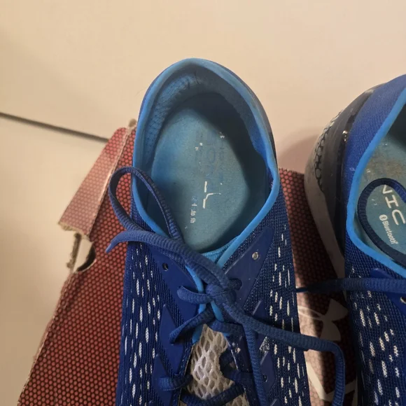 UNDER ARMOUR UA HOVR SONIC 3 Blue Running Shoes Casual Sneakers Gym Mens Size 14 - Picture 6 of 16